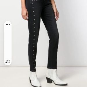 Current Elliot 7 pocket hi-waist ankle skinny